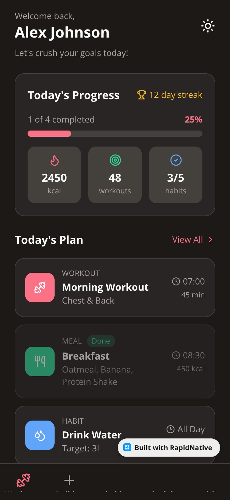 FlexFit Pro screen 3