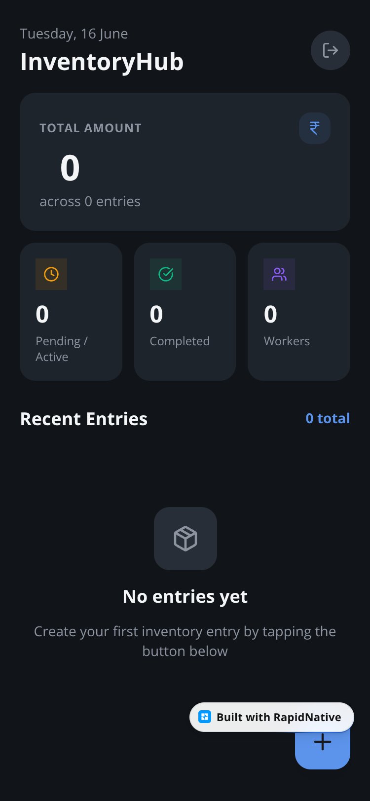 InventoryHub screen 4