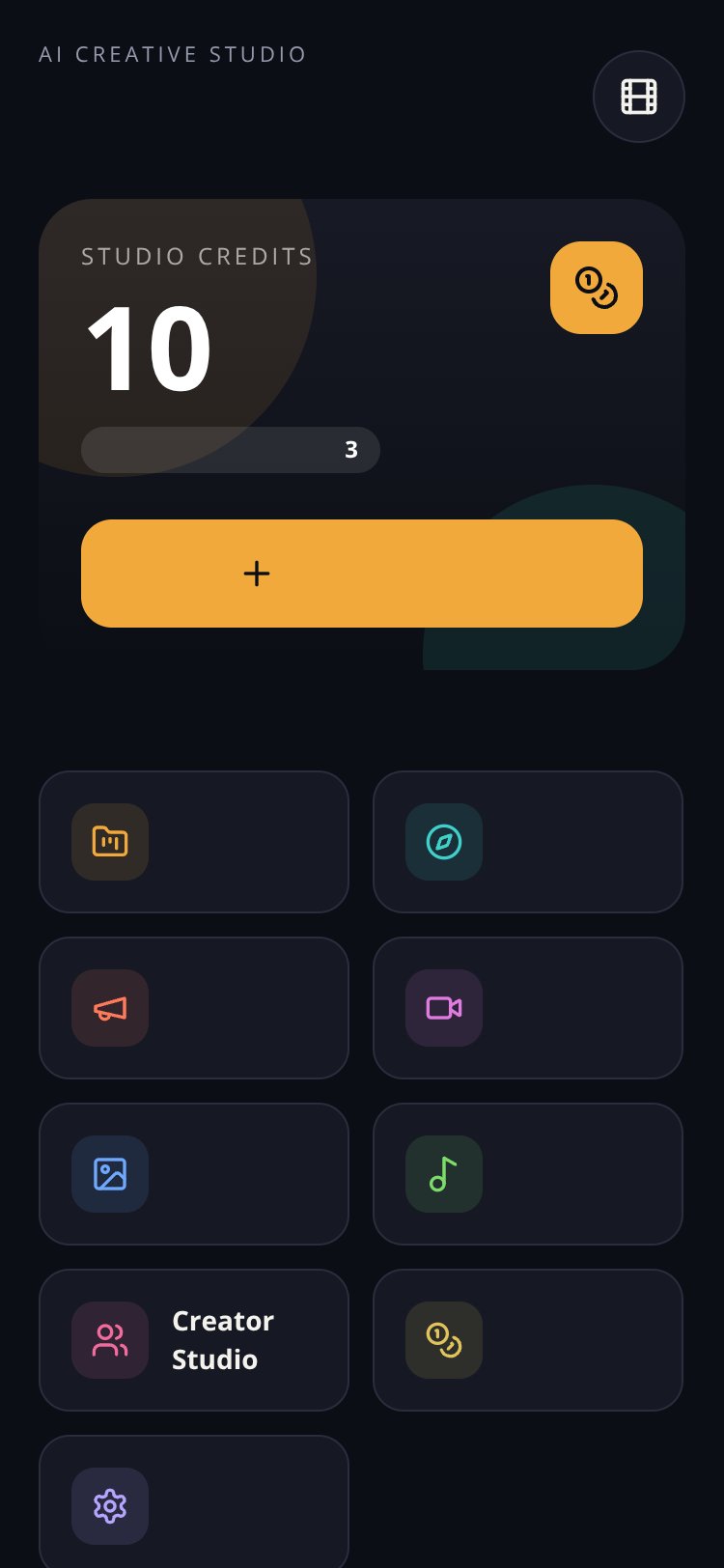 AI Creative Studio screen 3