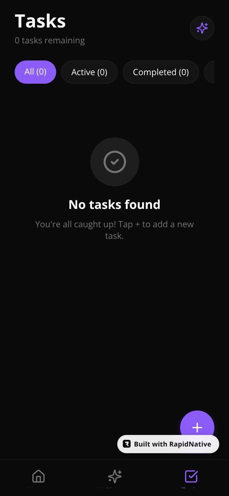 AI Productivity Hub screen 1