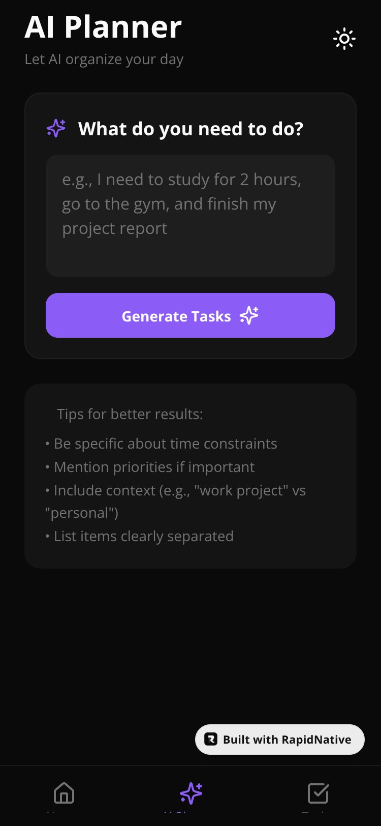 AI Productivity Hub screen 3