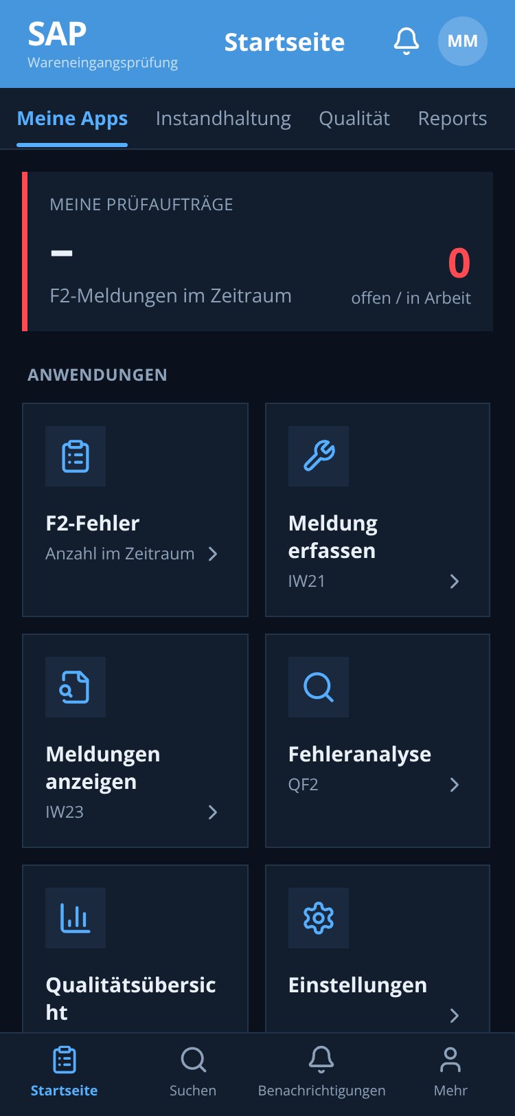 WE-Prüfung F2 screen 3