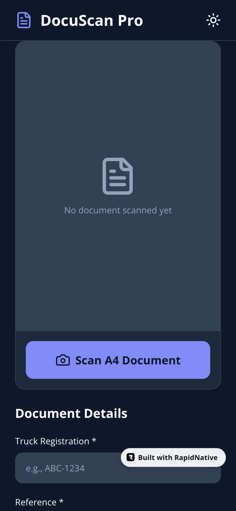 DocuScan Pro screen 1