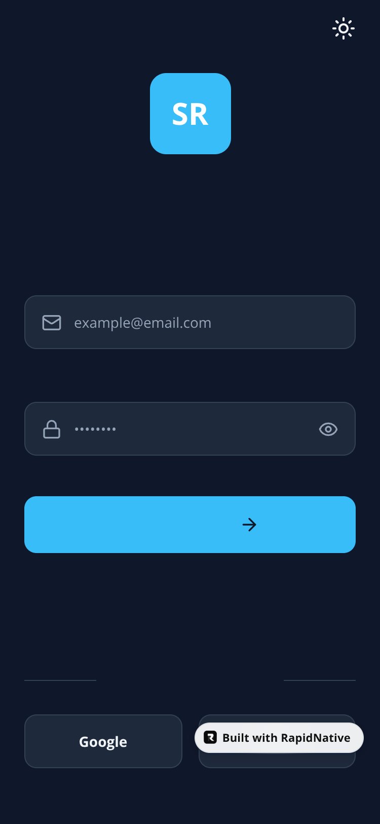 expo-nativewind screen 1