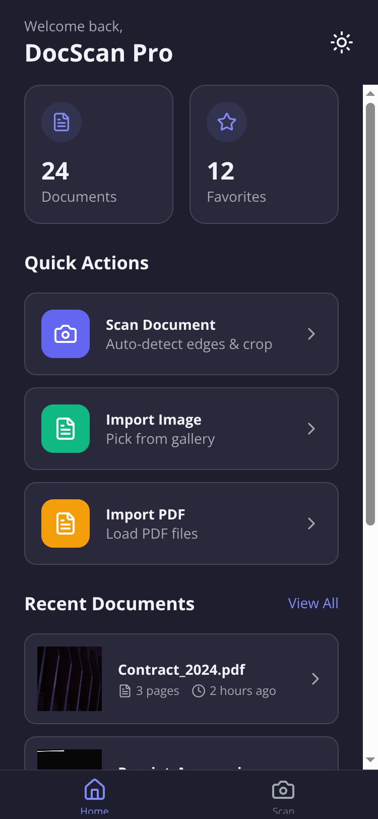 DocScan Pro screen 1