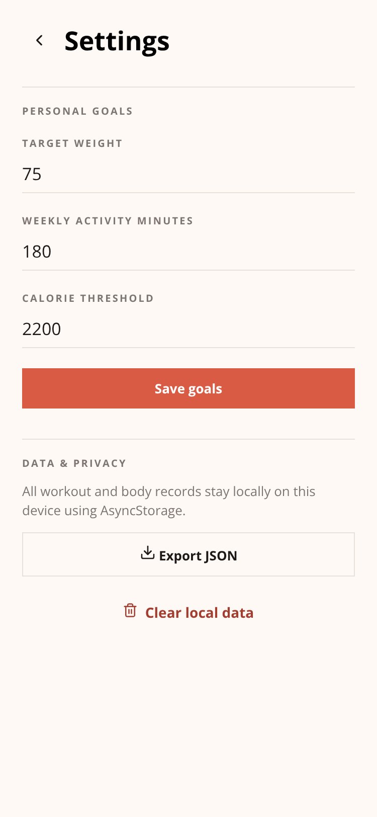 fitapp screen 5