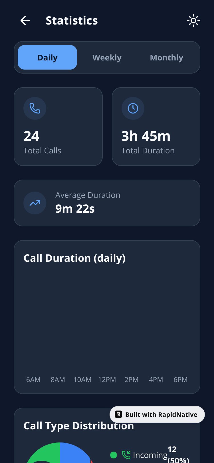 CallTrack Pro screen 1