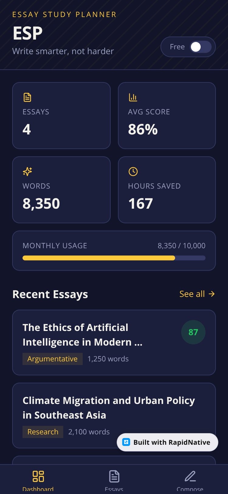 ESP screen 1