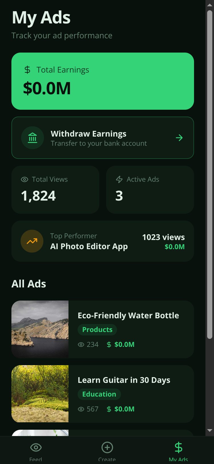 AdCash screen 4