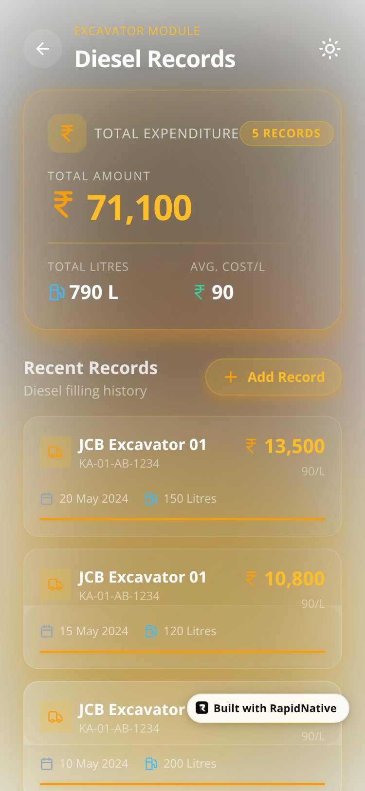 GlassFlow Manager screen 3