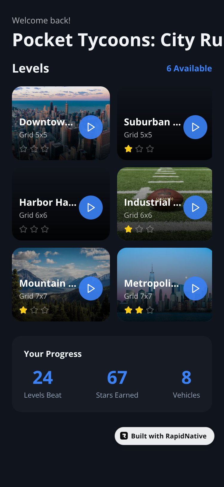 Pocket Tycoons: City Rush screen 3