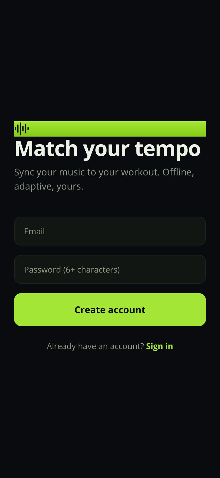 PulseMatch screen 2
