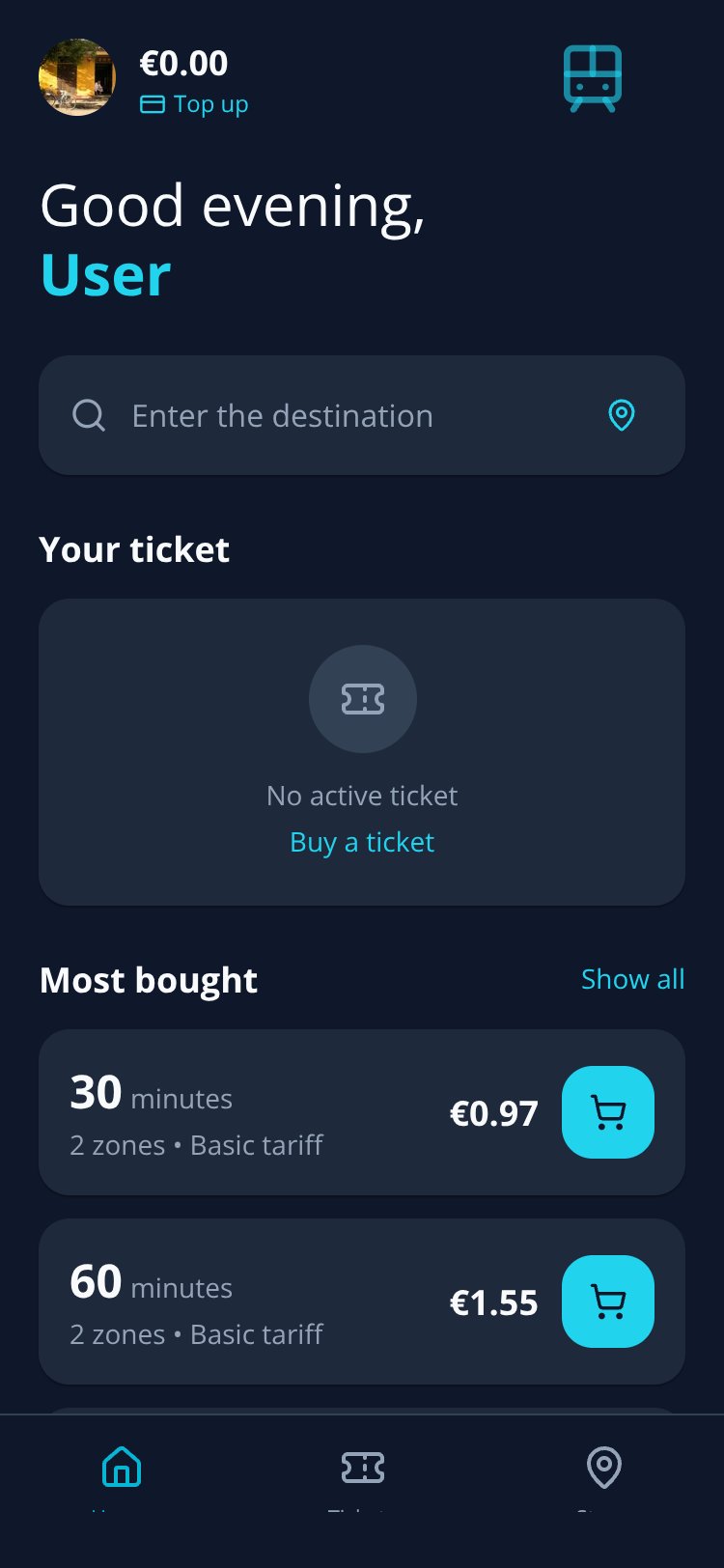 TransitPass screen 3