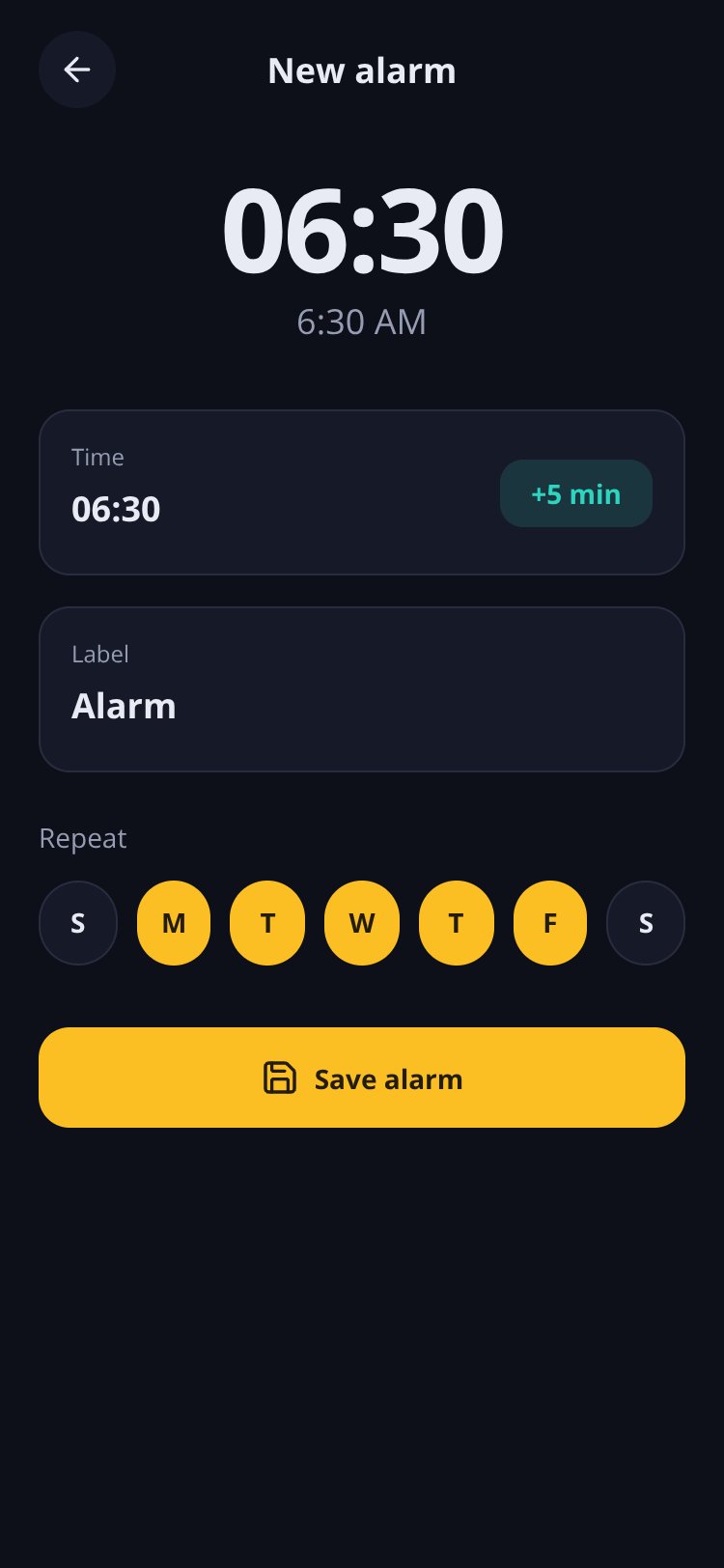 Halo Alarm screen 4