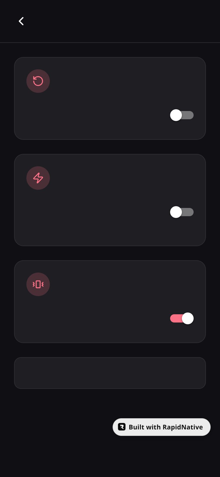 AutoTap Master screen 2