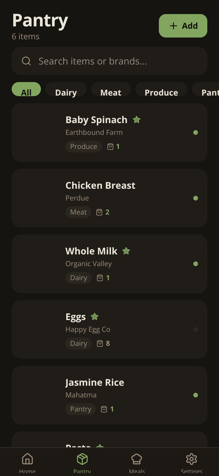 FoodWise screen 4