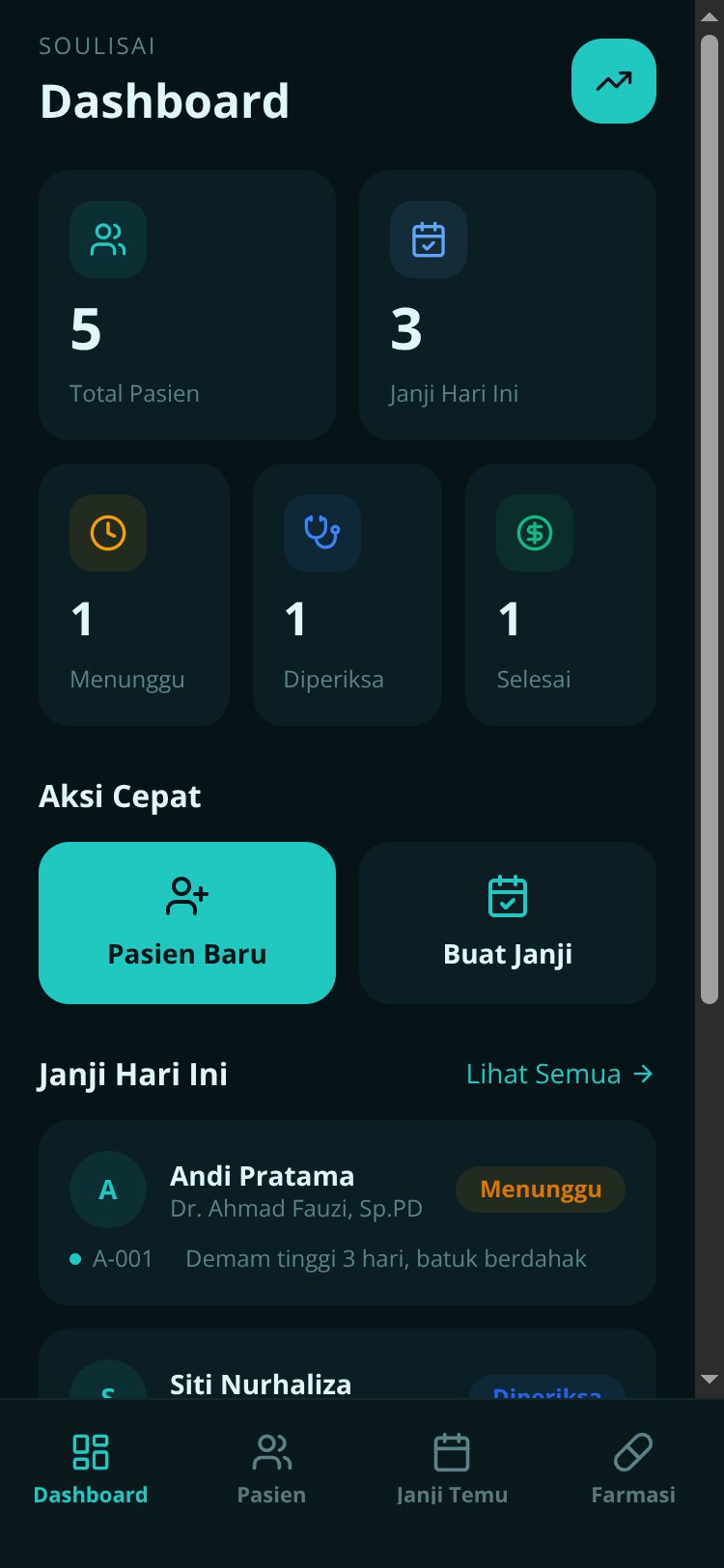 SIM KLINIK screen 2