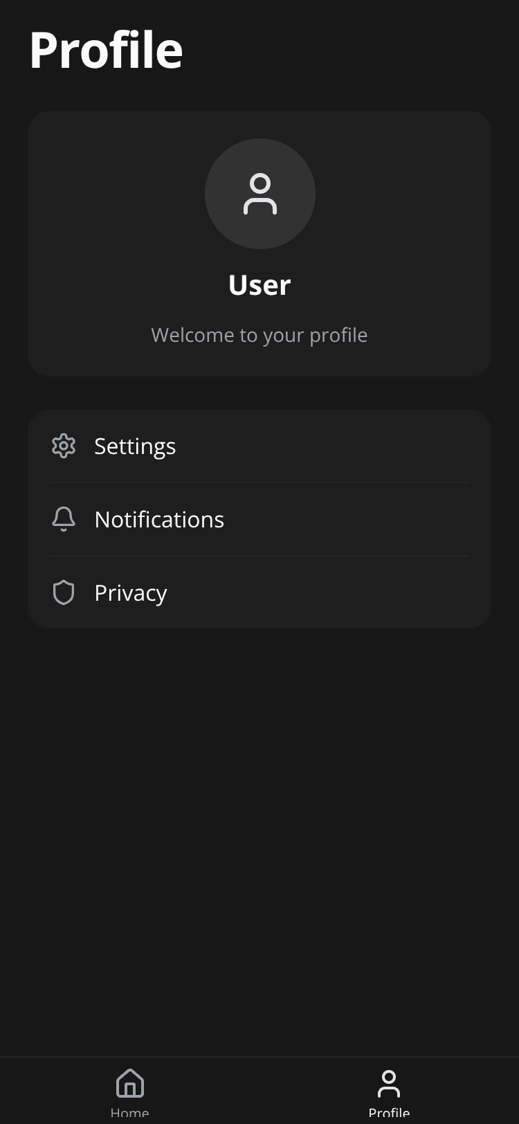 RapidNative App screen 4