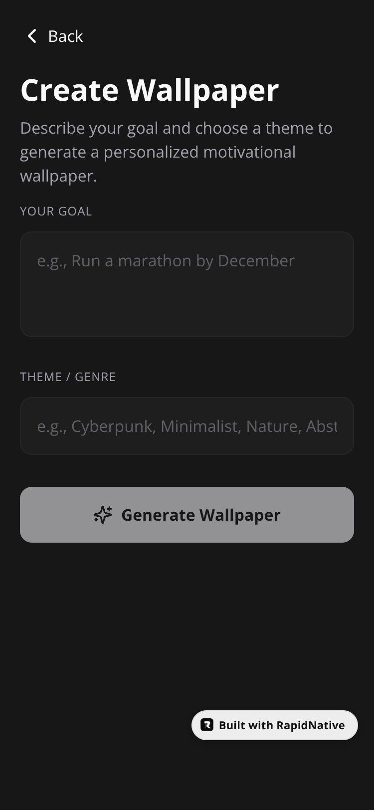 QuickLab screen 3