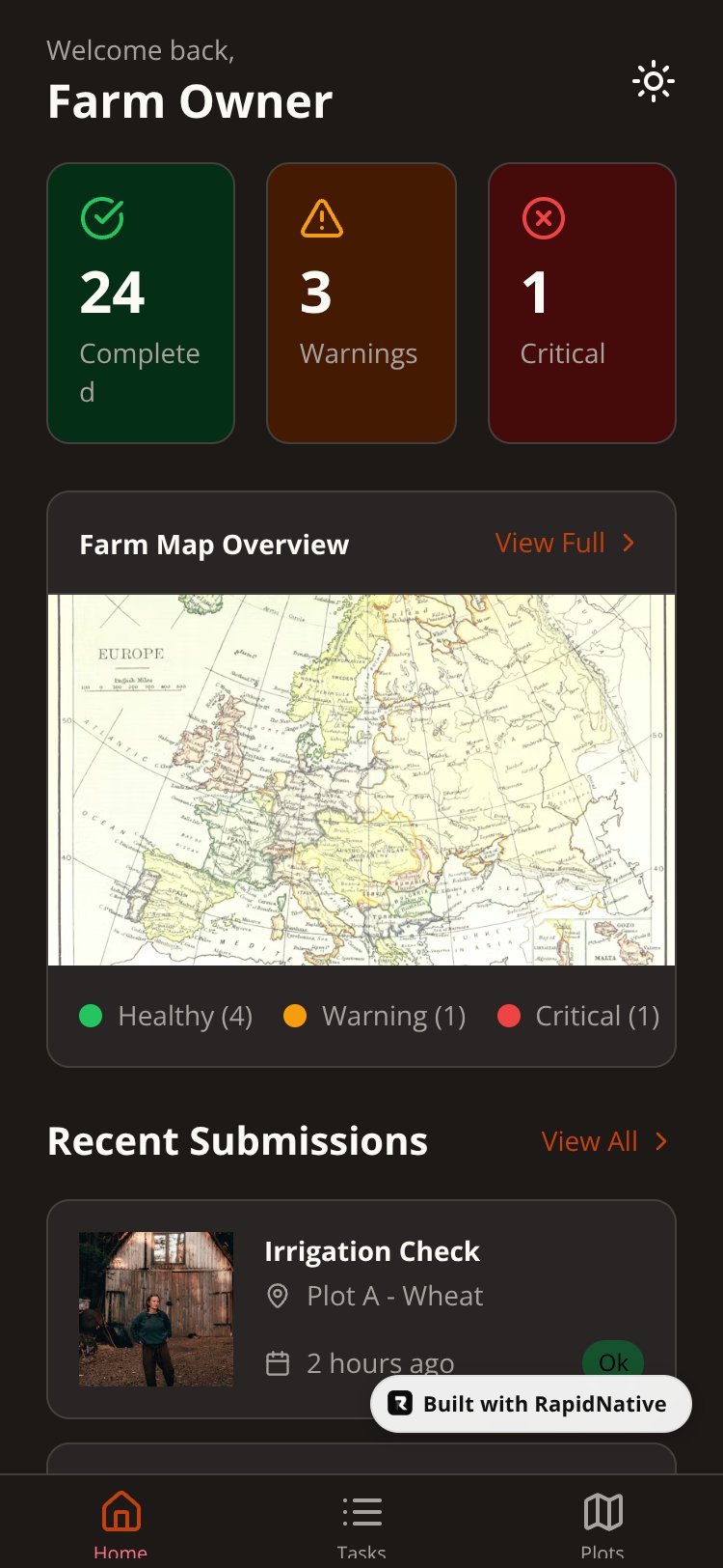 expo-nativewind screen 1