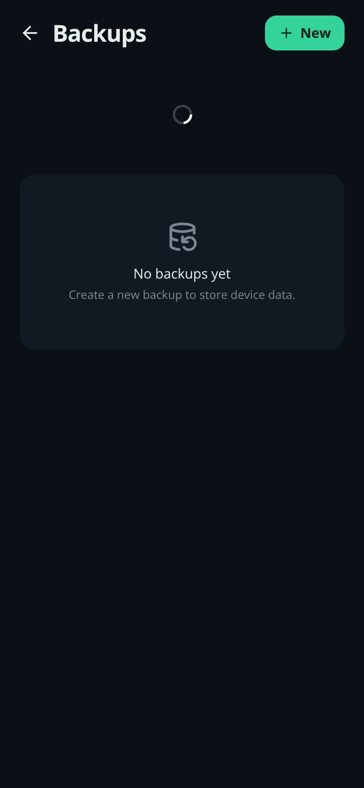 Utax Vault screen 2