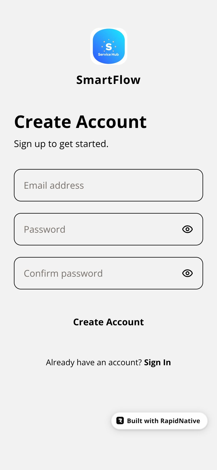 SmartFlow screen 2