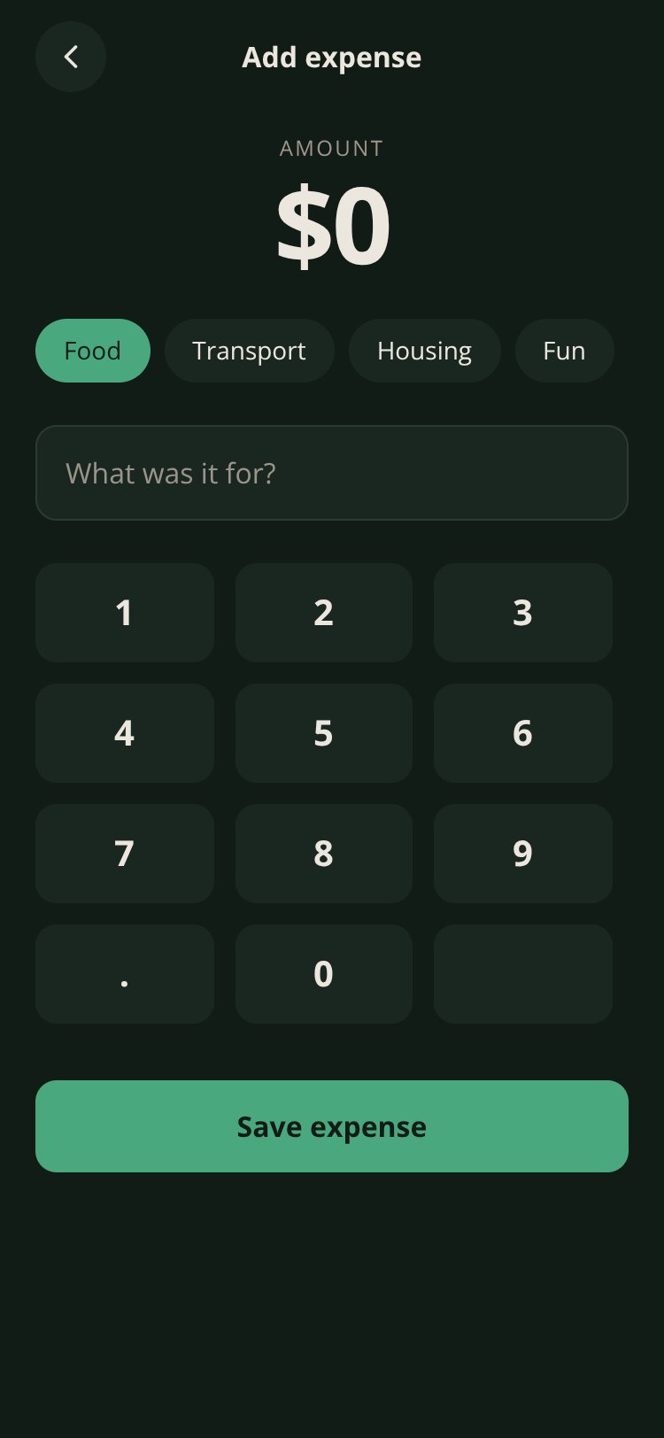 Ledger screen 3