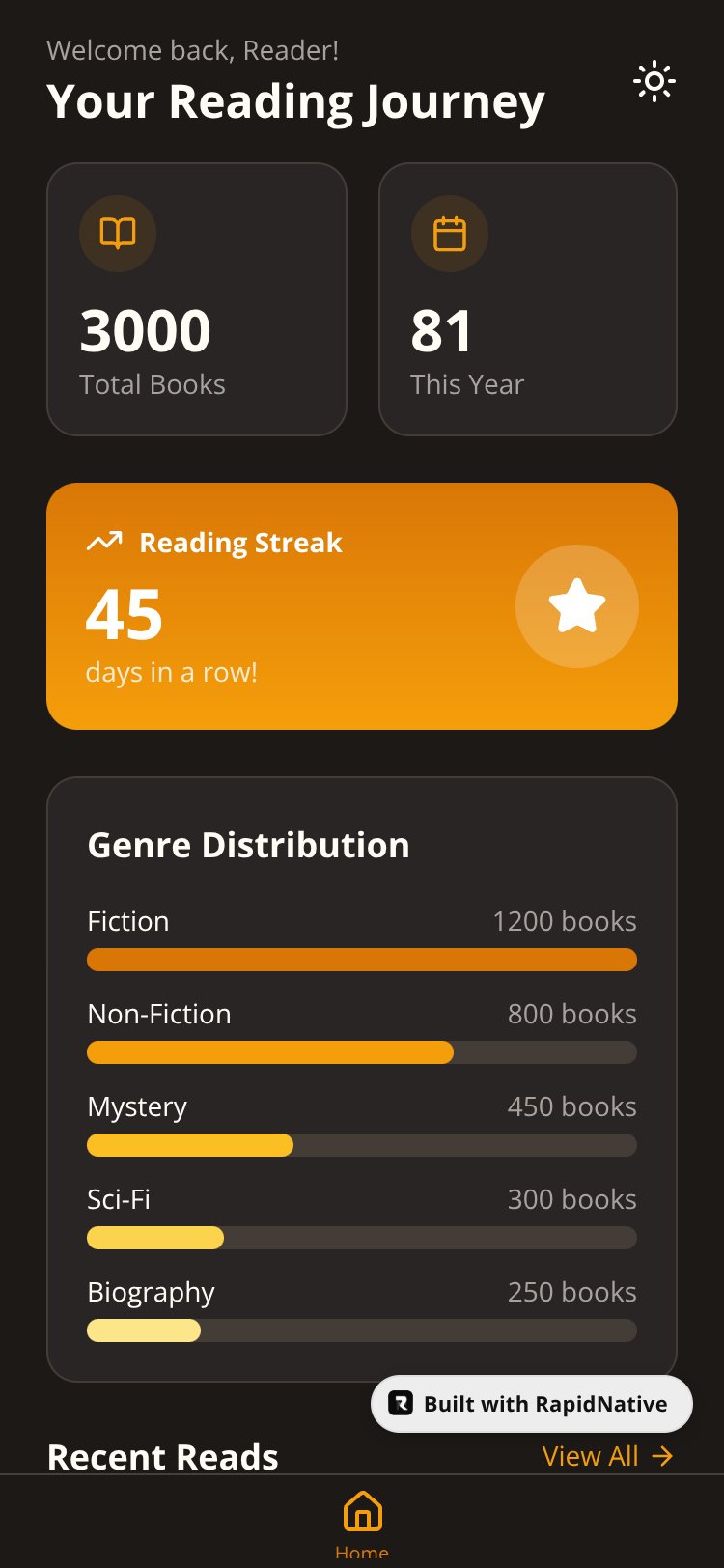 BookNook screen 1