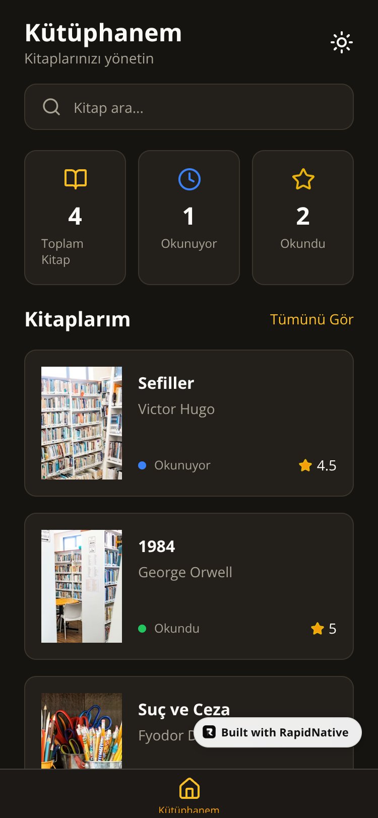 KitapKutum screen 1