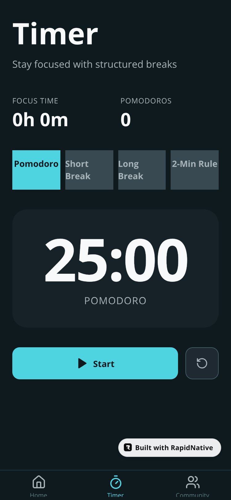 QuickPro screen 2