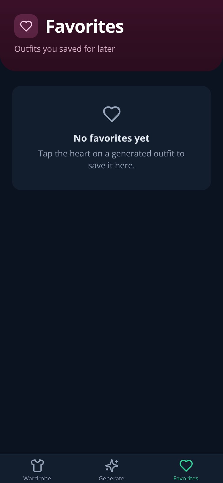 Outfit Picker screen 4