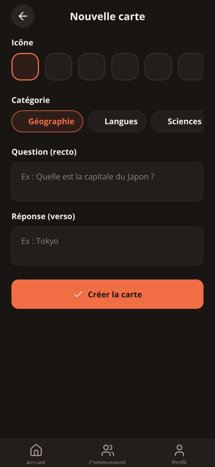 FlipStudy screen 2