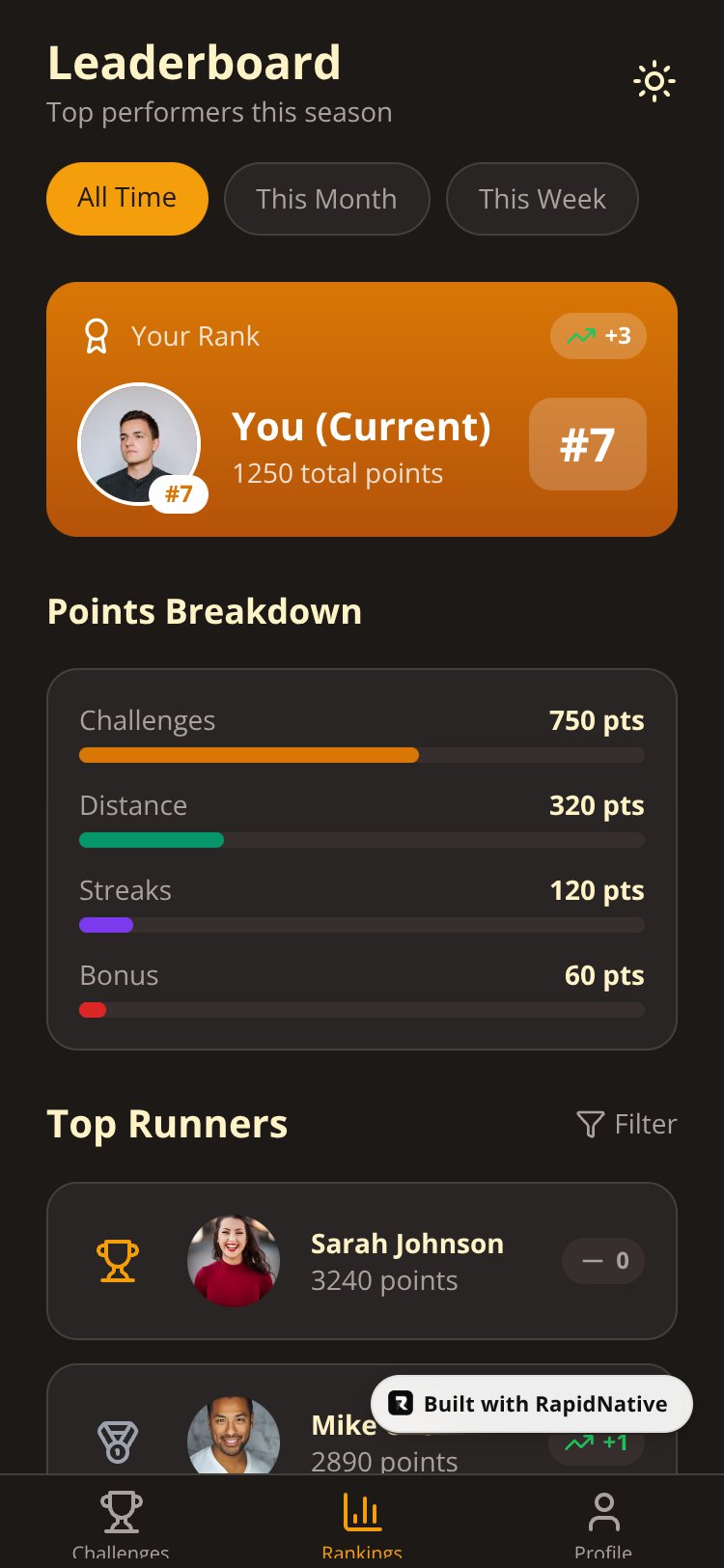 RunQuest screen 4