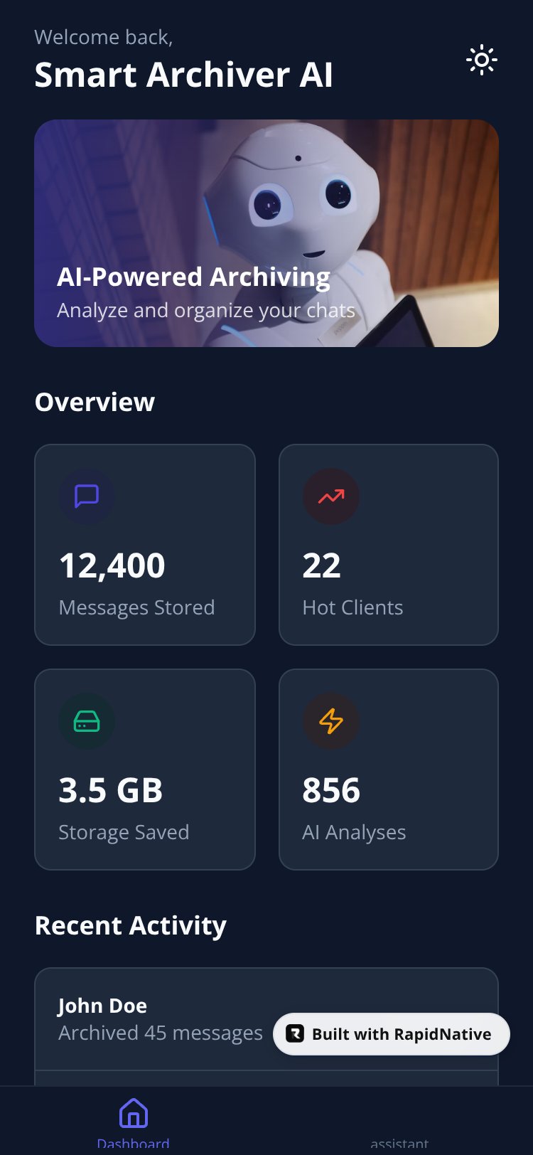 Smart Archiver AI screen 1