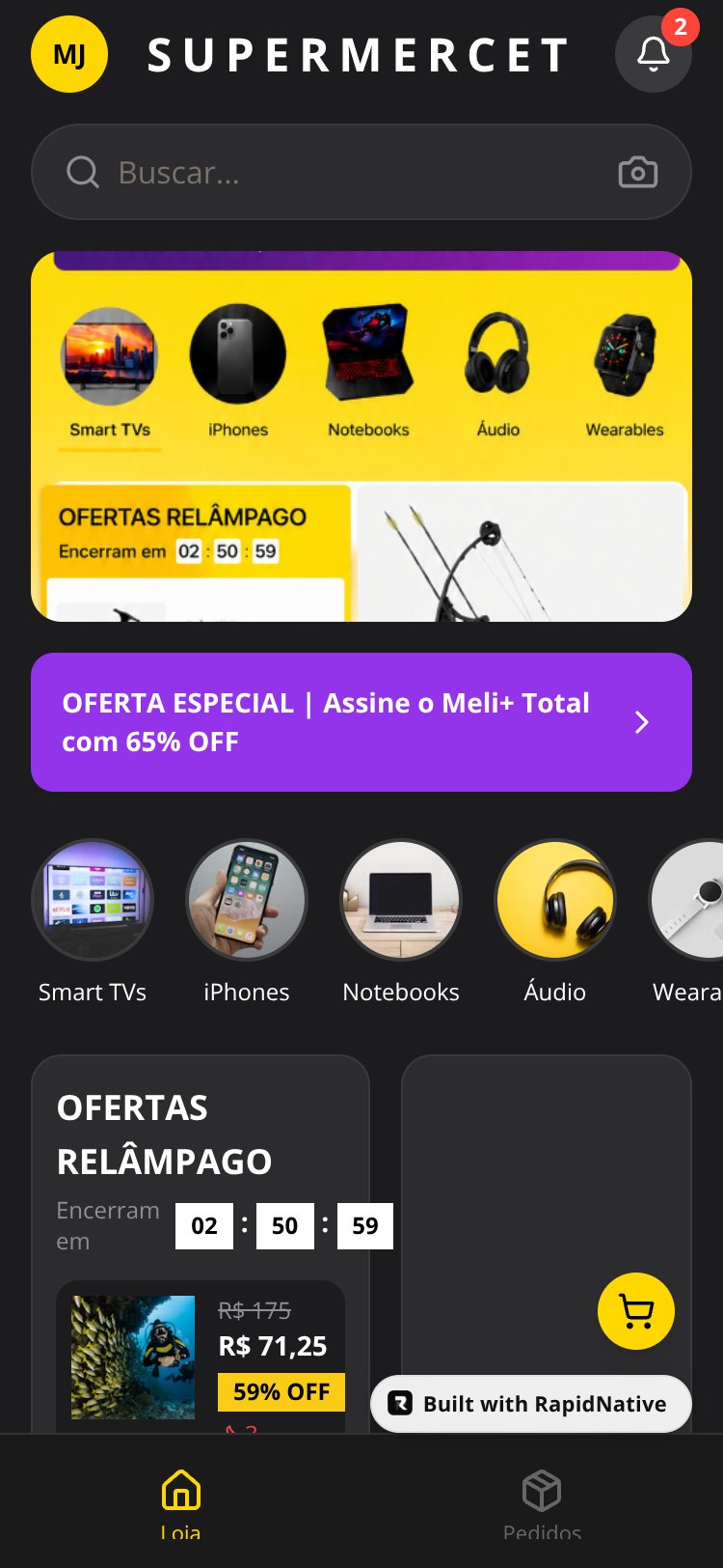 MyApp screen 1