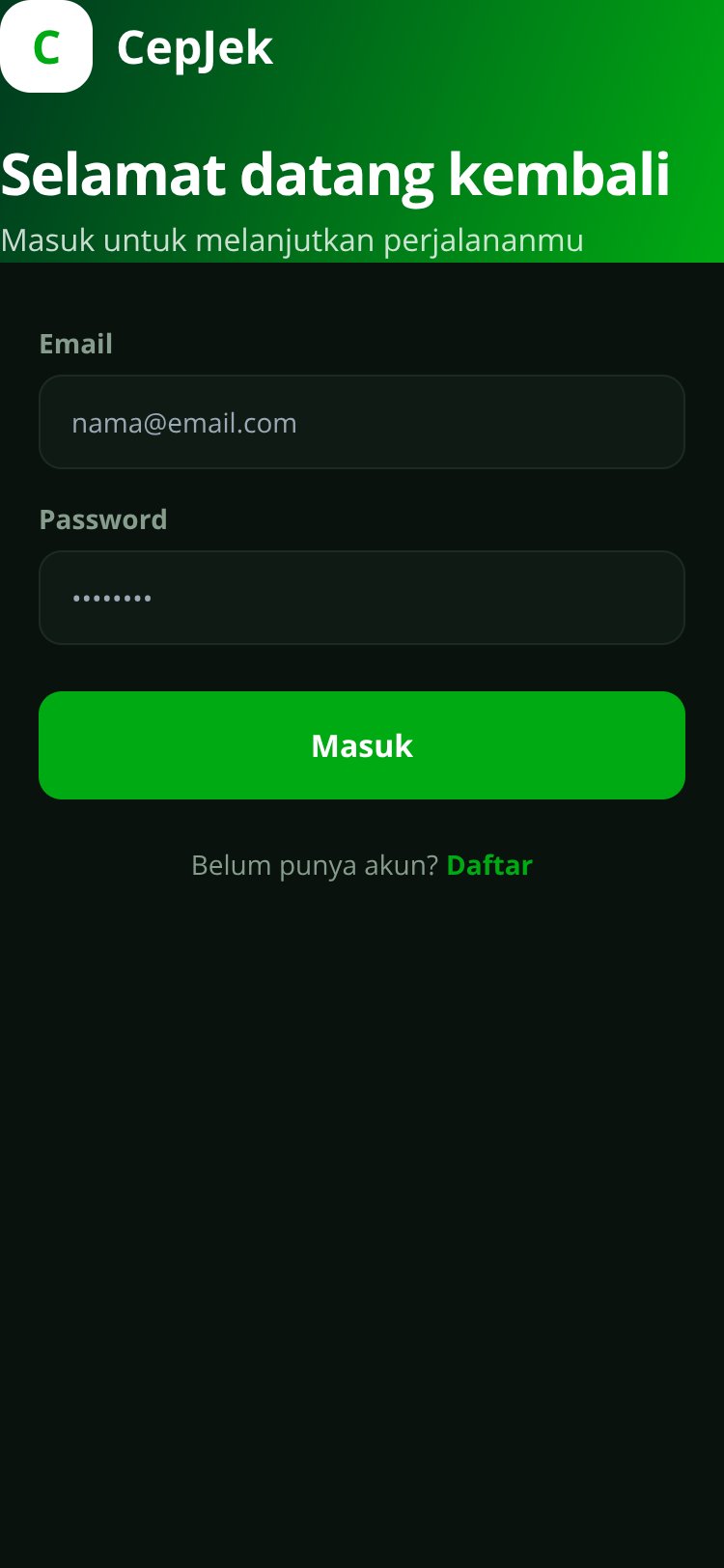 gojek screen 1