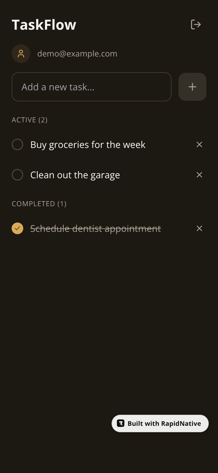 TaskFlow screen 3
