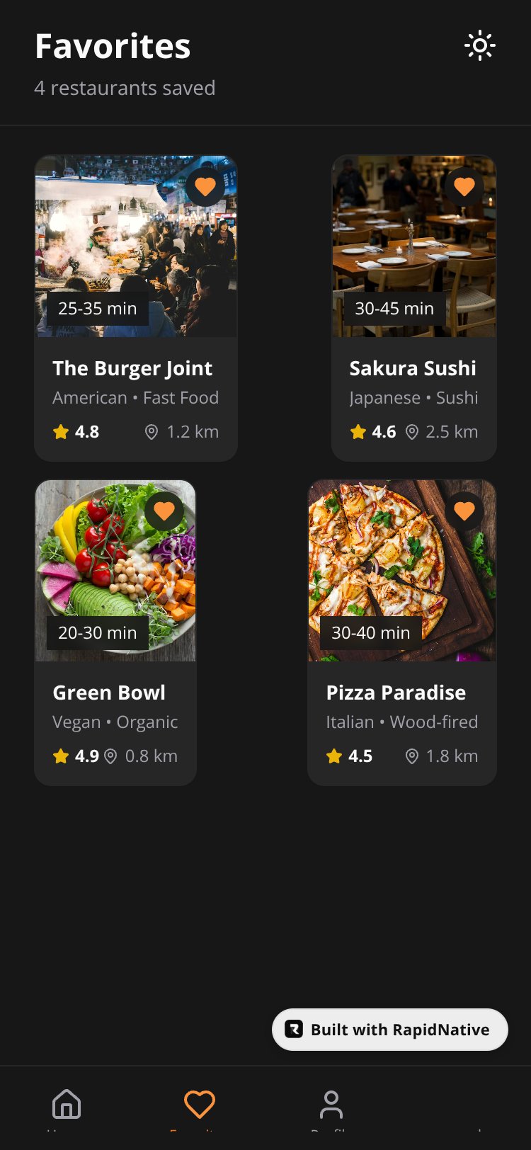 CraveDash screen 3