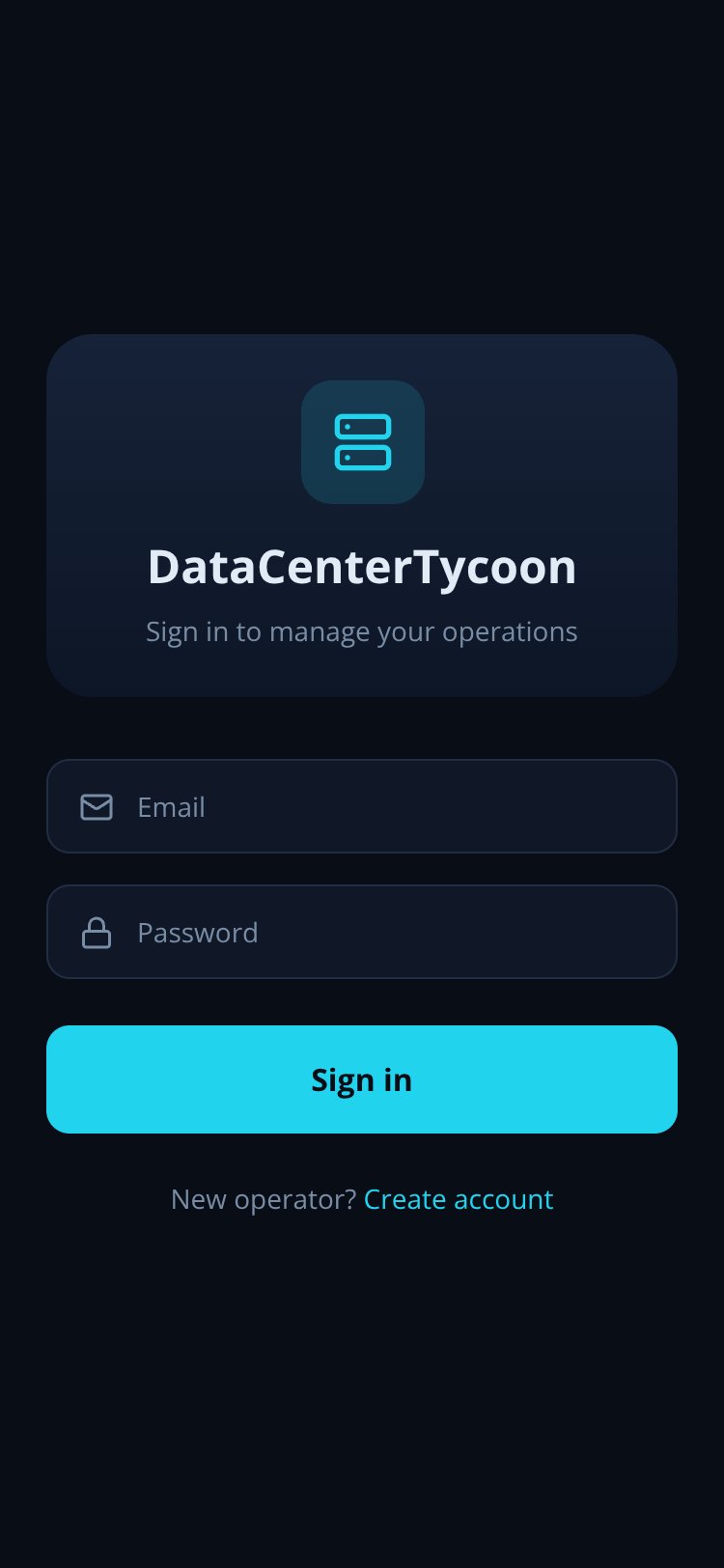 data center tycoon games screen 1