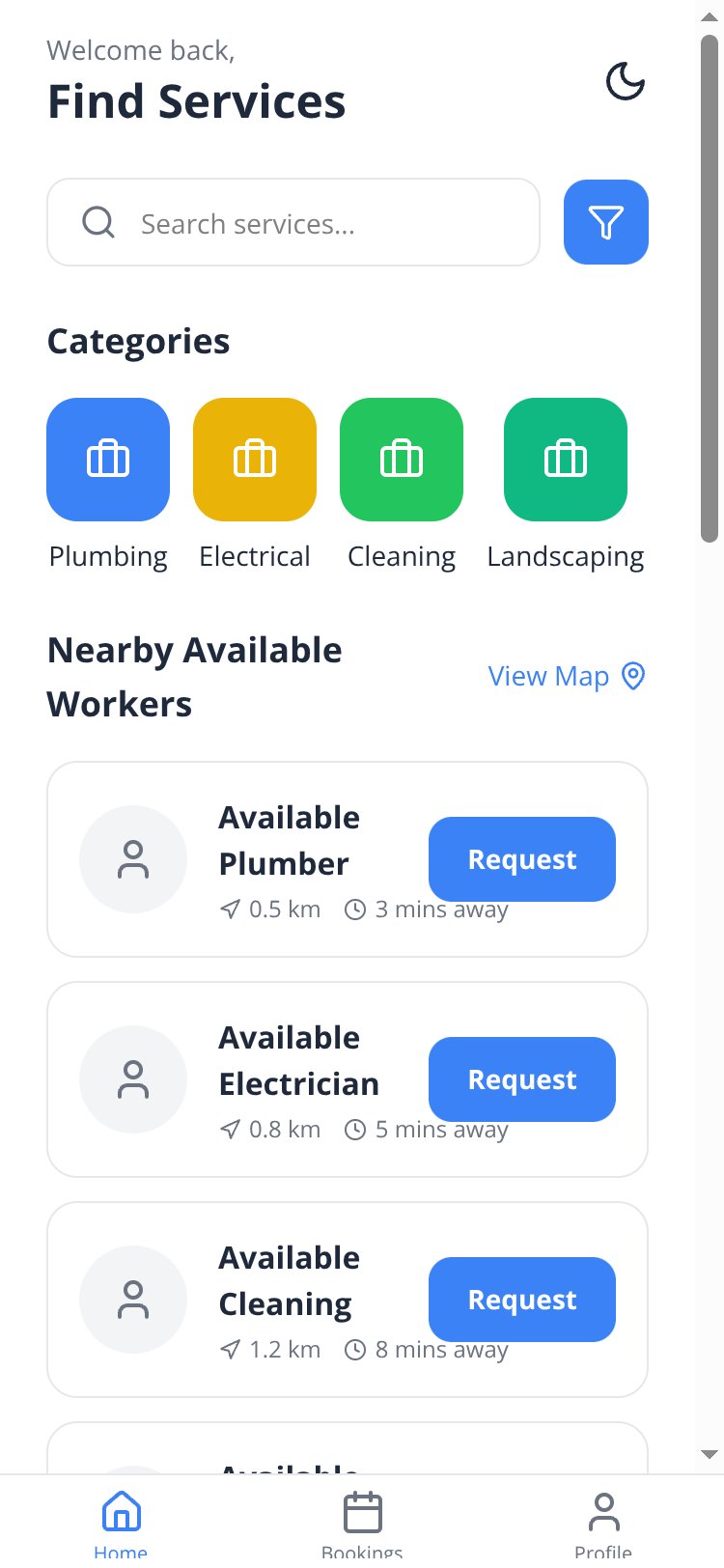 LabourLink screen 3