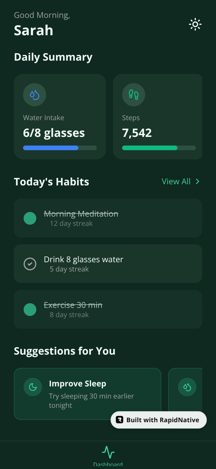 PulseCare screen 1