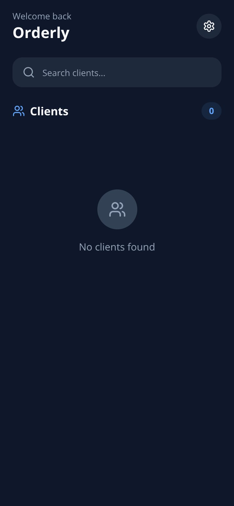 Orderly screen 4