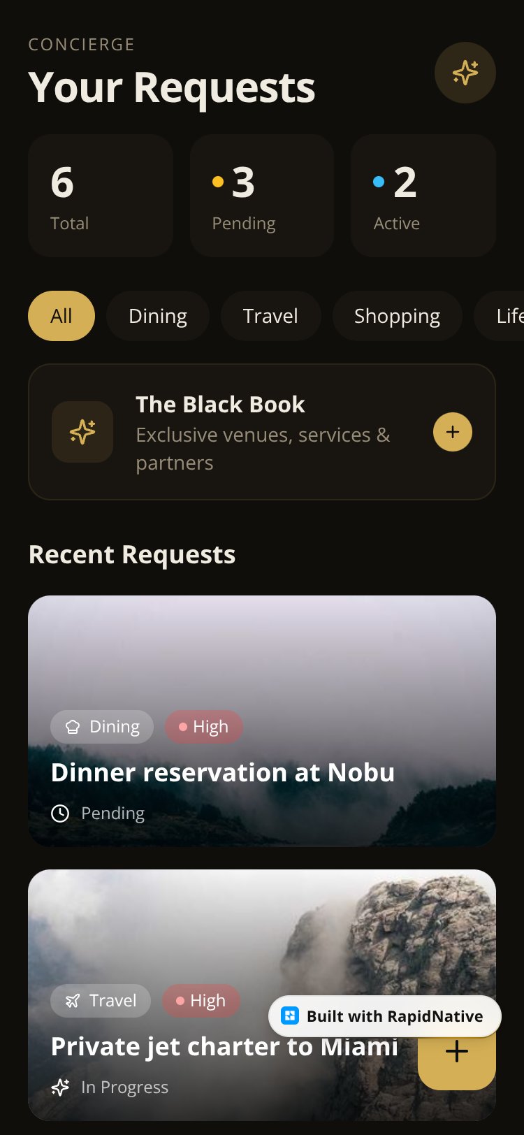 Concierge screen 3