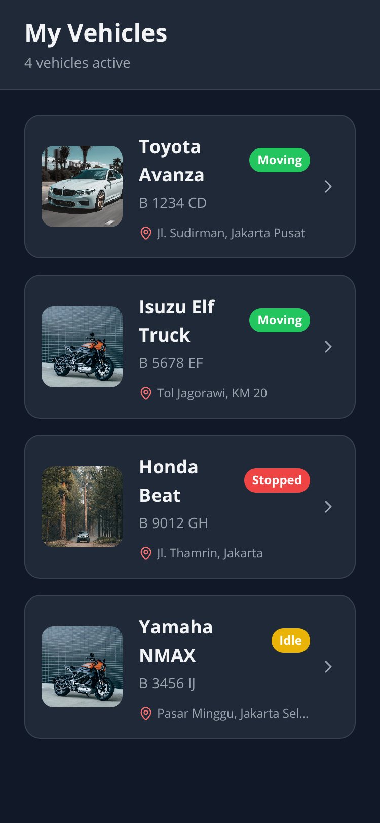 FleetTrack Pro screen 3