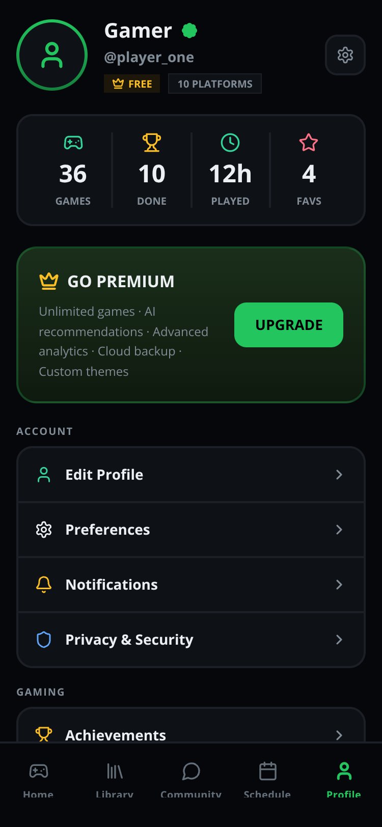 RapidNative App screen 2