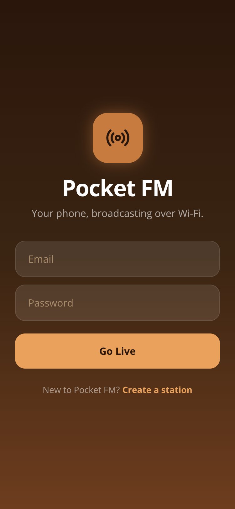 Pocket FM screen 1