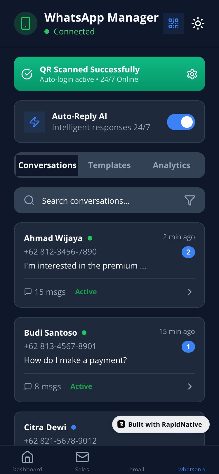 PRD Bot Master screen 4