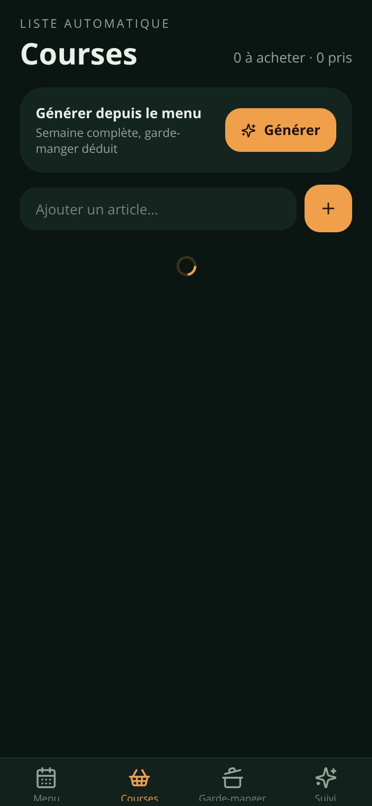 MENOO screen 1