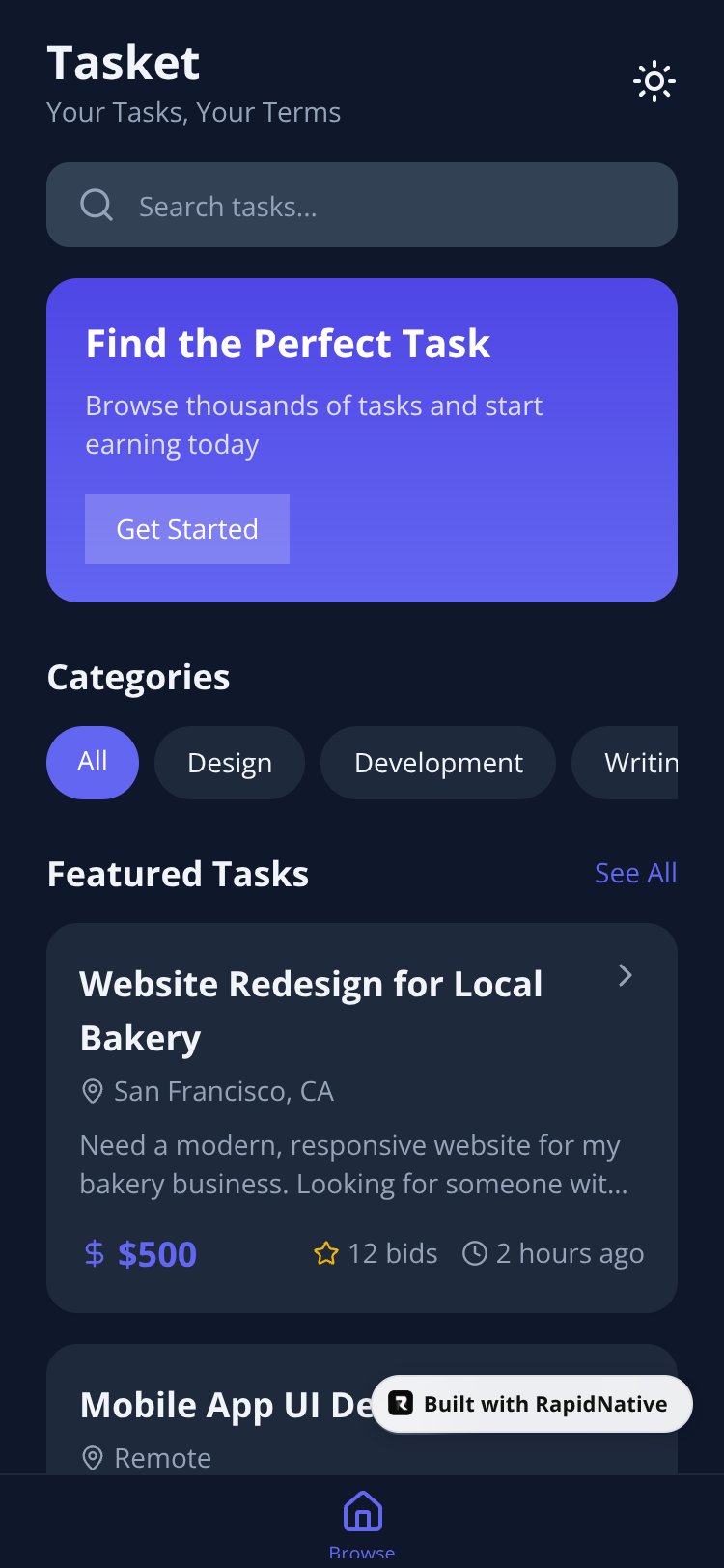 Tasket screen 1