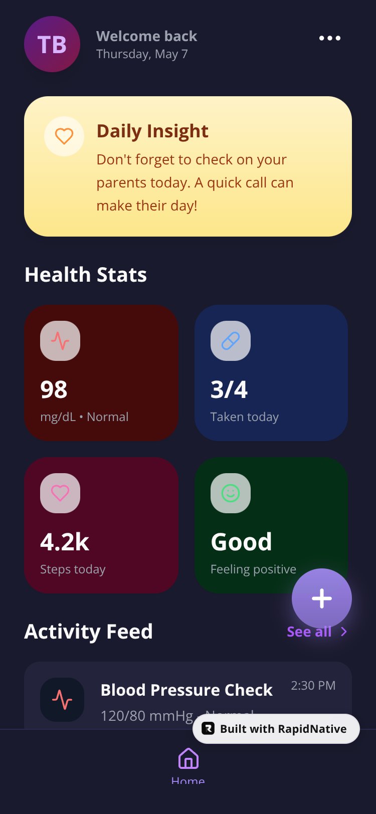 Tibby AI screen 1